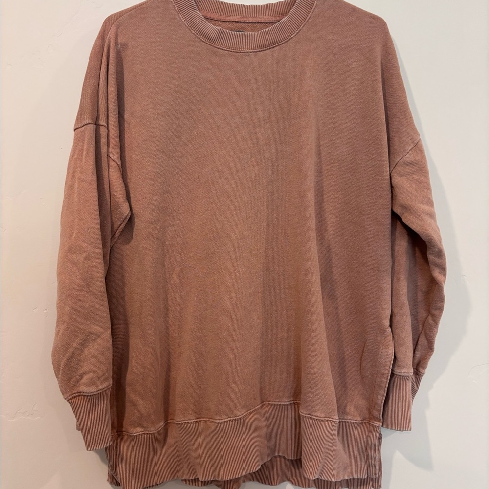 Aerie Men's Tan Crewneck Sweater